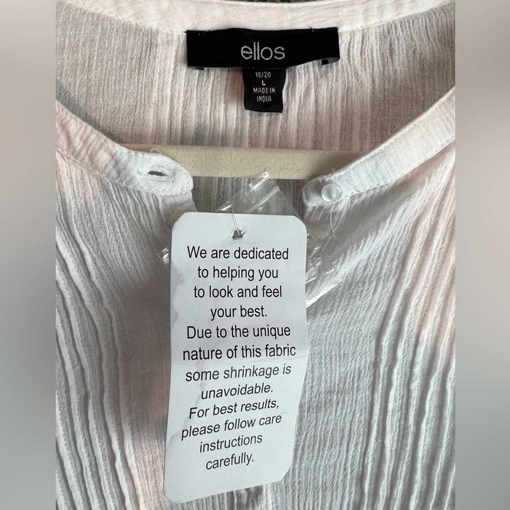 ELLOS Crochet Blouse Size 18/20 - Picture 6 of 6